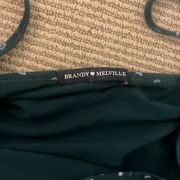 Brandy Melville mini green dress - Picture 3 of 4